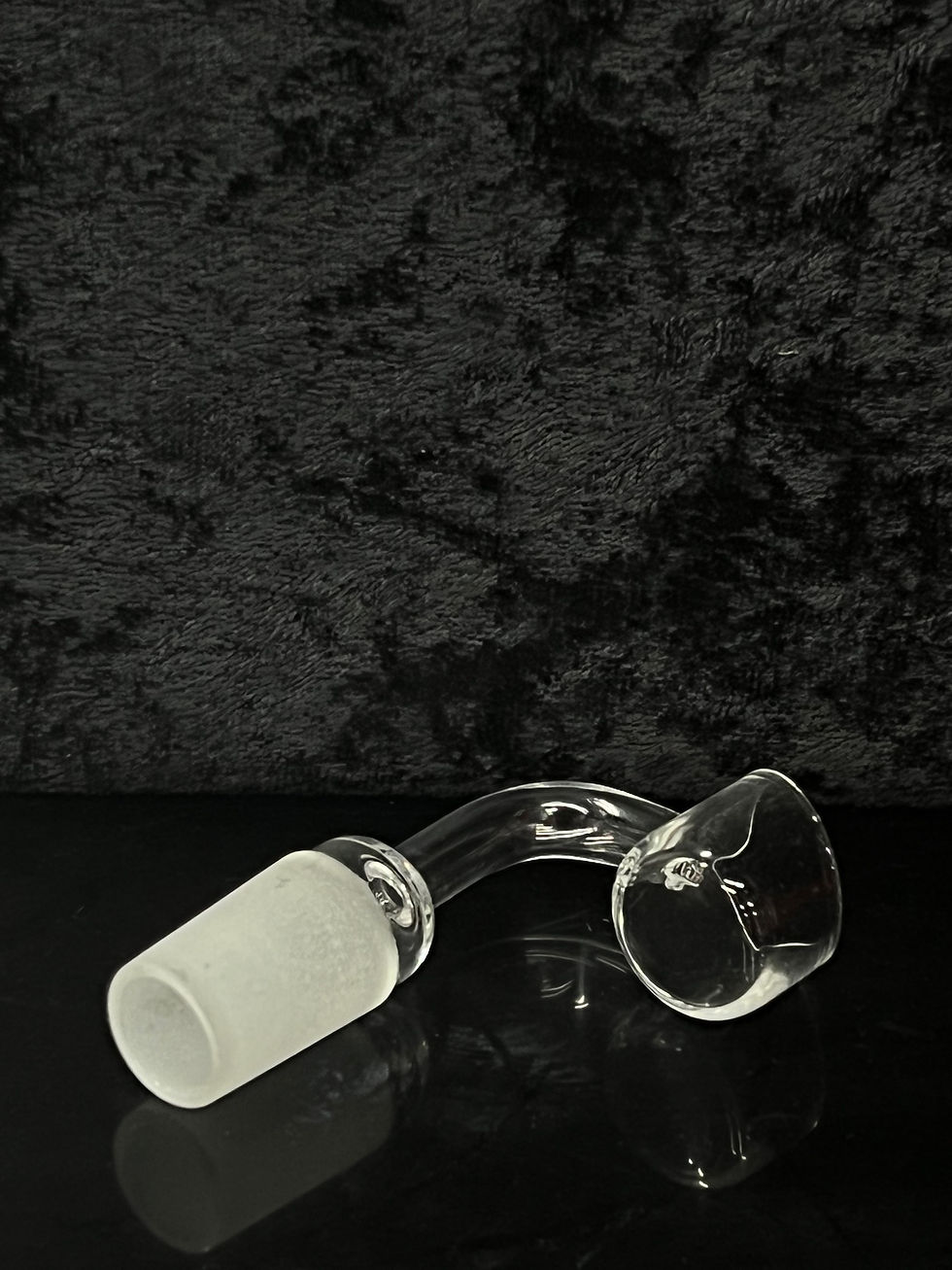 Thumbnail: 18mm male 90° 2mm thick quartz crystal banger bucket