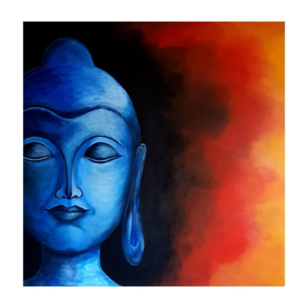 Manthan : Spiritual budha painting