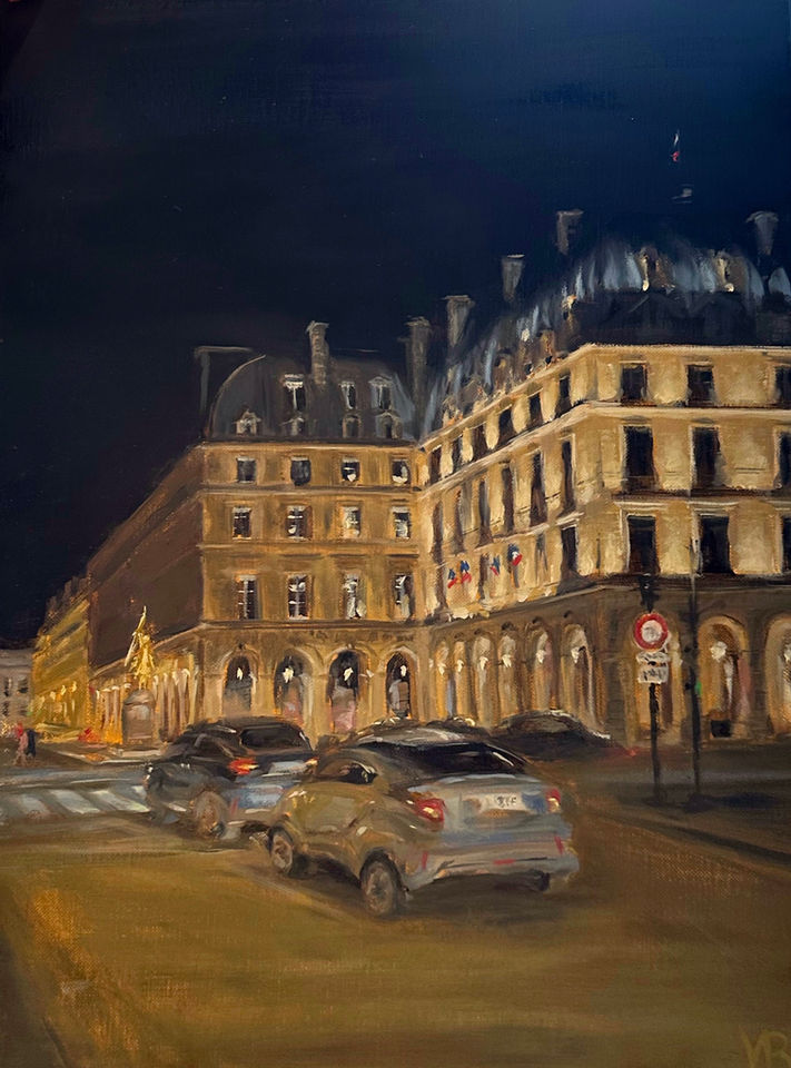 1st arrondissement
Paris by night France
Oil Painting