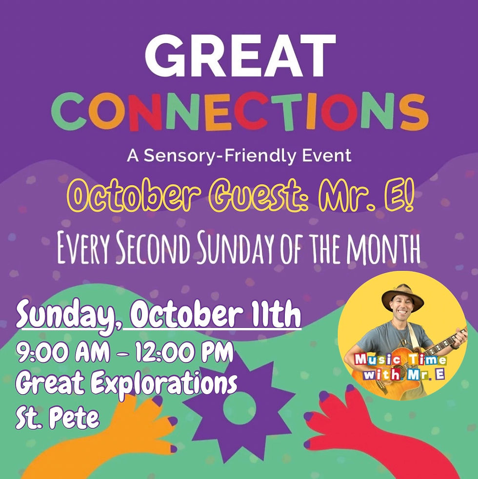 Great Connections: October Guest Mr. E!