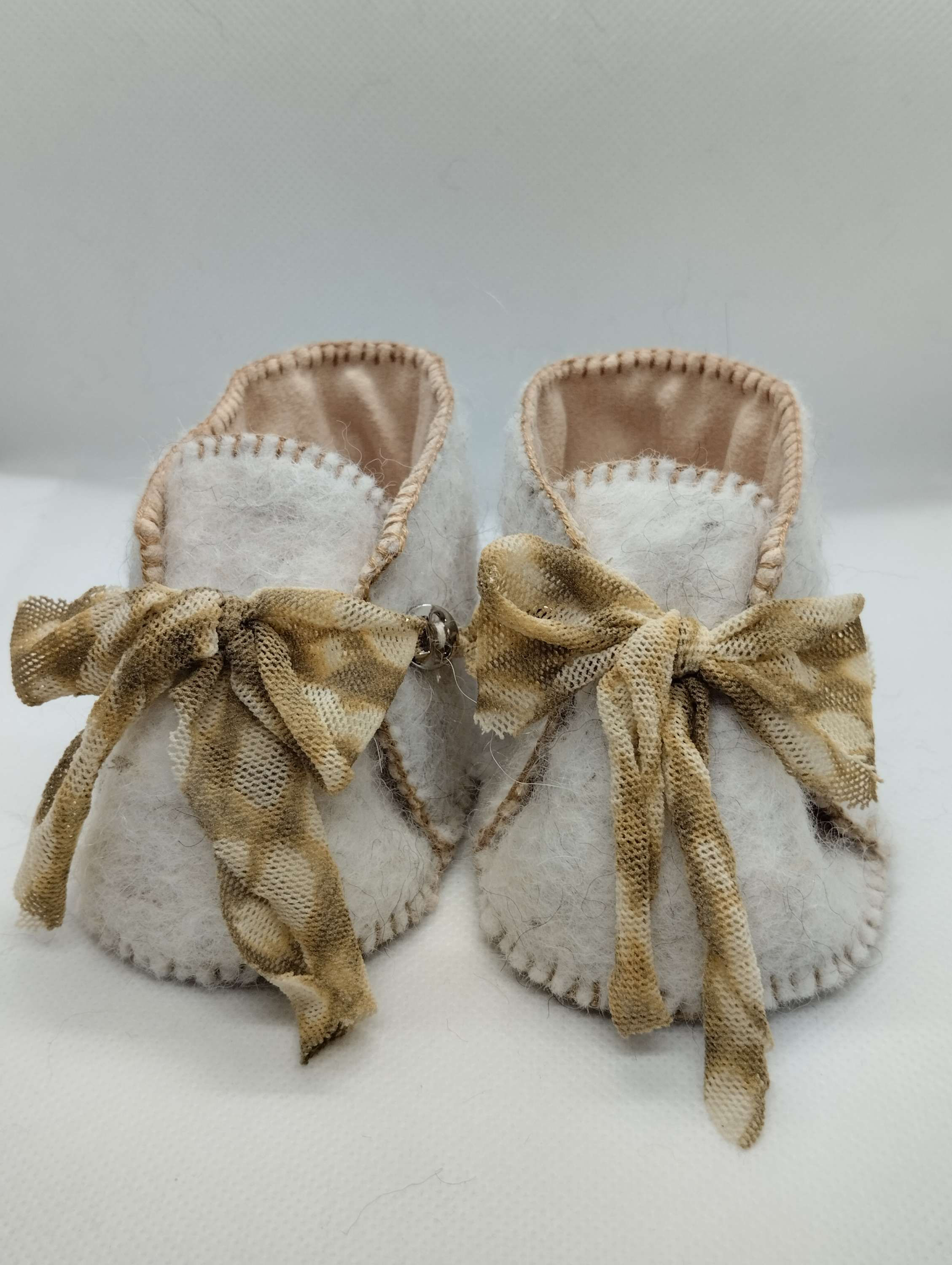 Scarpine Baby in feltro di alpaca - 0/3 mesi 