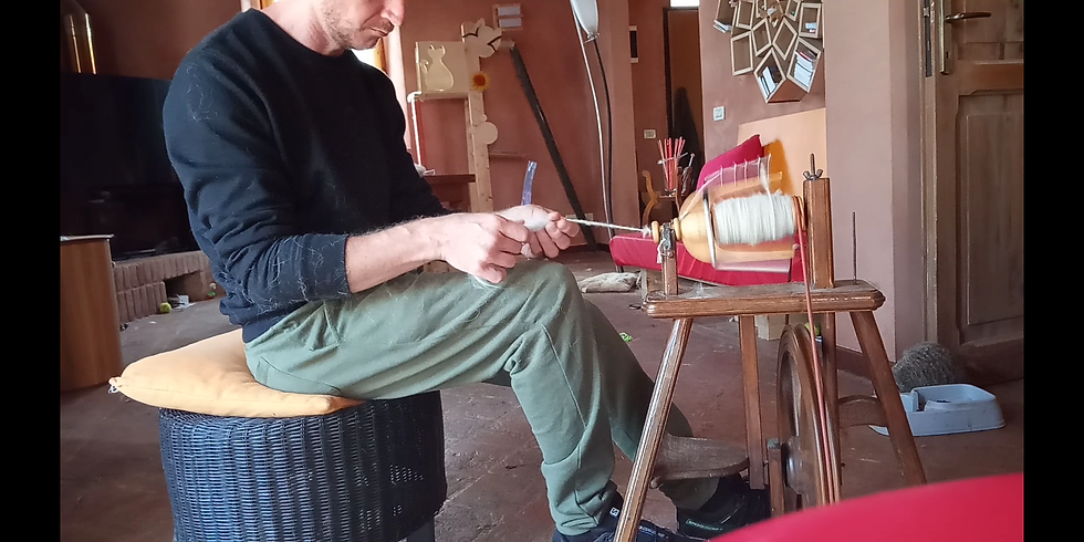 Miniatura: Sciarpa uomo fatta a mano ai ferri 100% fibra alpaca filato a mano