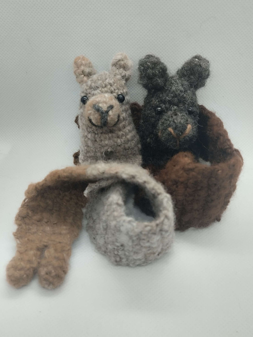 Miniatura: Segnalibro all'uncinetto in fibra di alpaca 