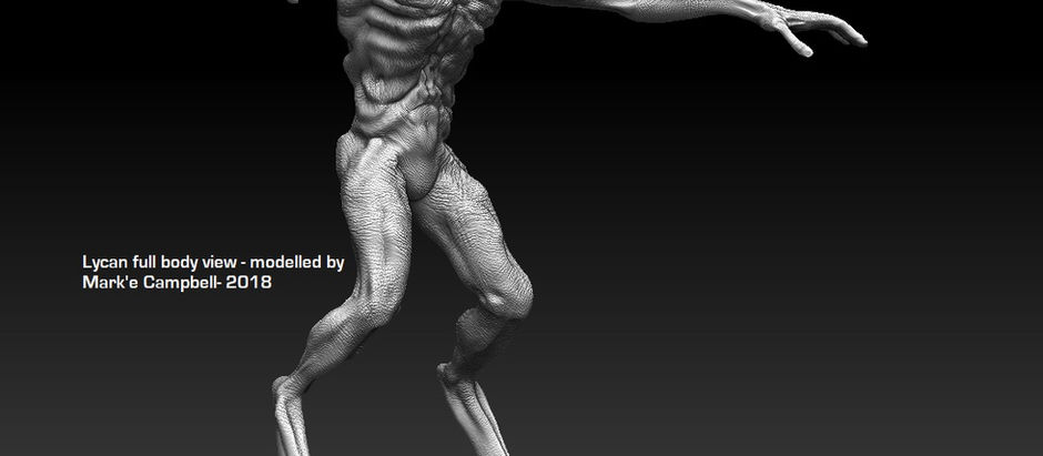 Character design via digital sculpting