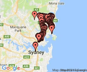 bus route we took in sydney, part of gallery images created by KeefH Web Designs for this Travel Photography site with care and love