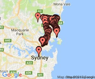 bus route we took in sydney, part of gallery images created by KeefH Web Designs for this Travel Photography site with care and love