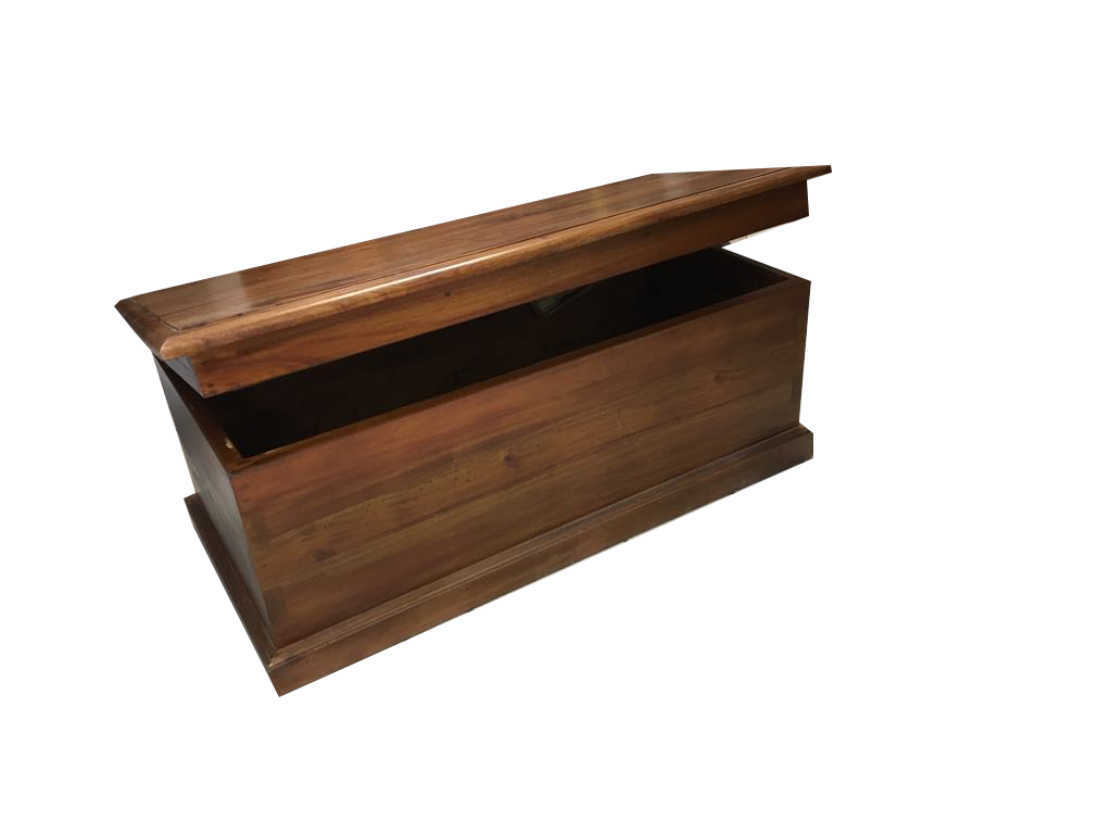 mahogany blanket box