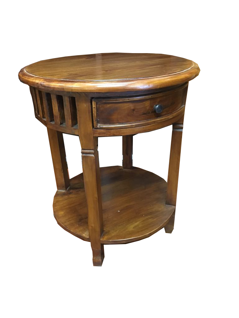 round table with draw