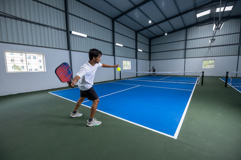 Players playing at Swysh Pickleball Bangalore