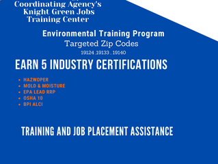 ECA & JEVS Environmental Maintenance Program Starting Monday (9/27/21)