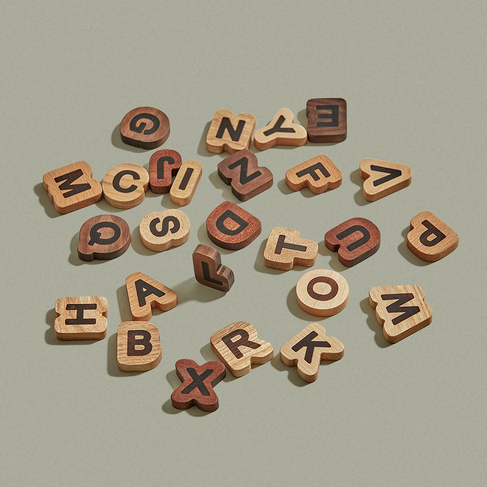 Magnetic English Letters Block