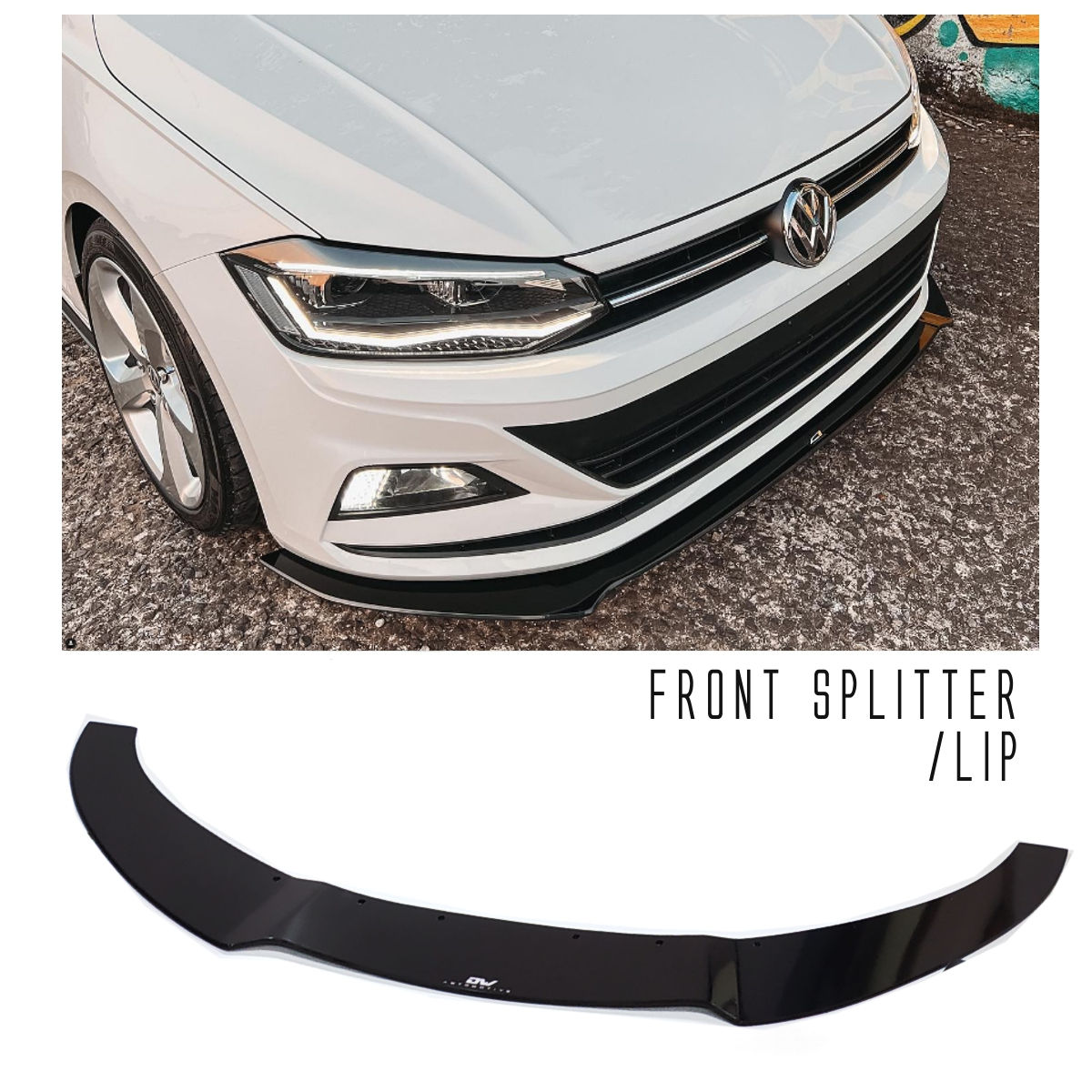 Front Splitter VStyle - Polo TSi/MSi