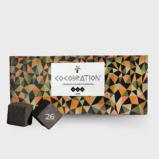 אריזת מאסטר 20 קילו Cocobration Natural Hookah Coals גחל קוקובריישן מידה 26
