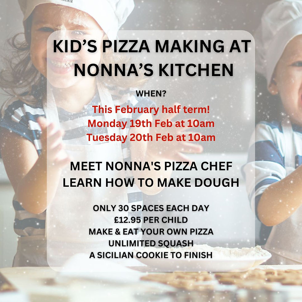 Children’s Half-Term Pizza-Making