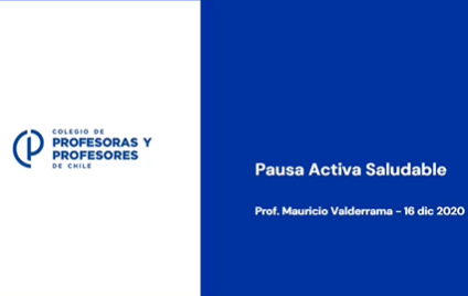 PAUSA ACTIVA SALUDABLE - 16 de diciembre