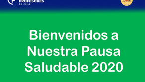 MENSAJE DE BIENVENIDA A LA PAUSA SALUDABLE 2020