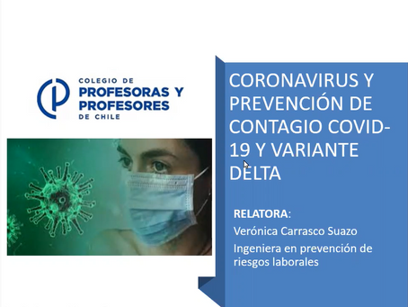 CP-Capacitación Coronavirus y Prevención de contagio Covid-19 y variante Delta