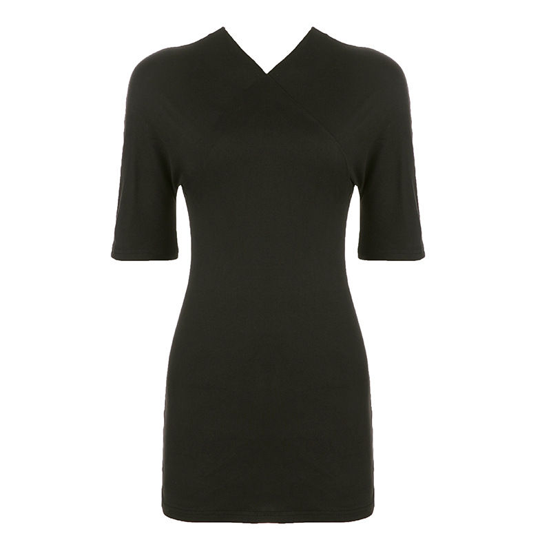 Thumbnail: Bodycon Knit Short Dress
