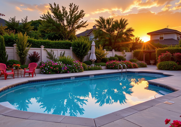 Backyard Pool Oasis