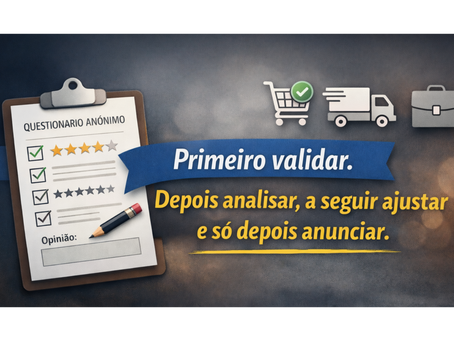 Nem todos os projetos estão prontos para anúncios logo no início.