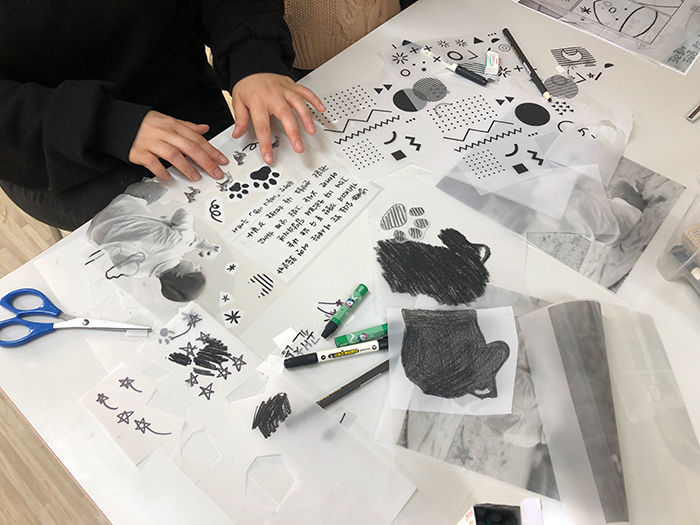 모두의 학교_실크스크린 