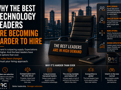 Why the Best Technology Leaders Are Becoming Harder to Hire