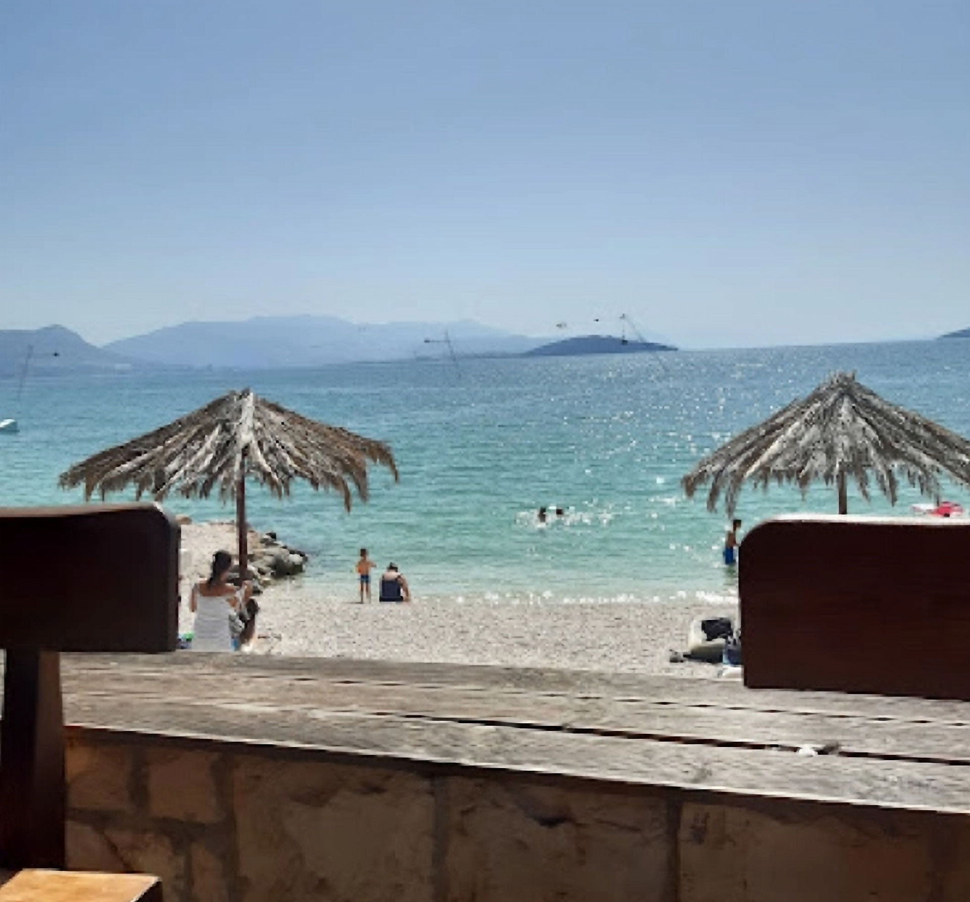Best beach in Kastela I Divulje beach