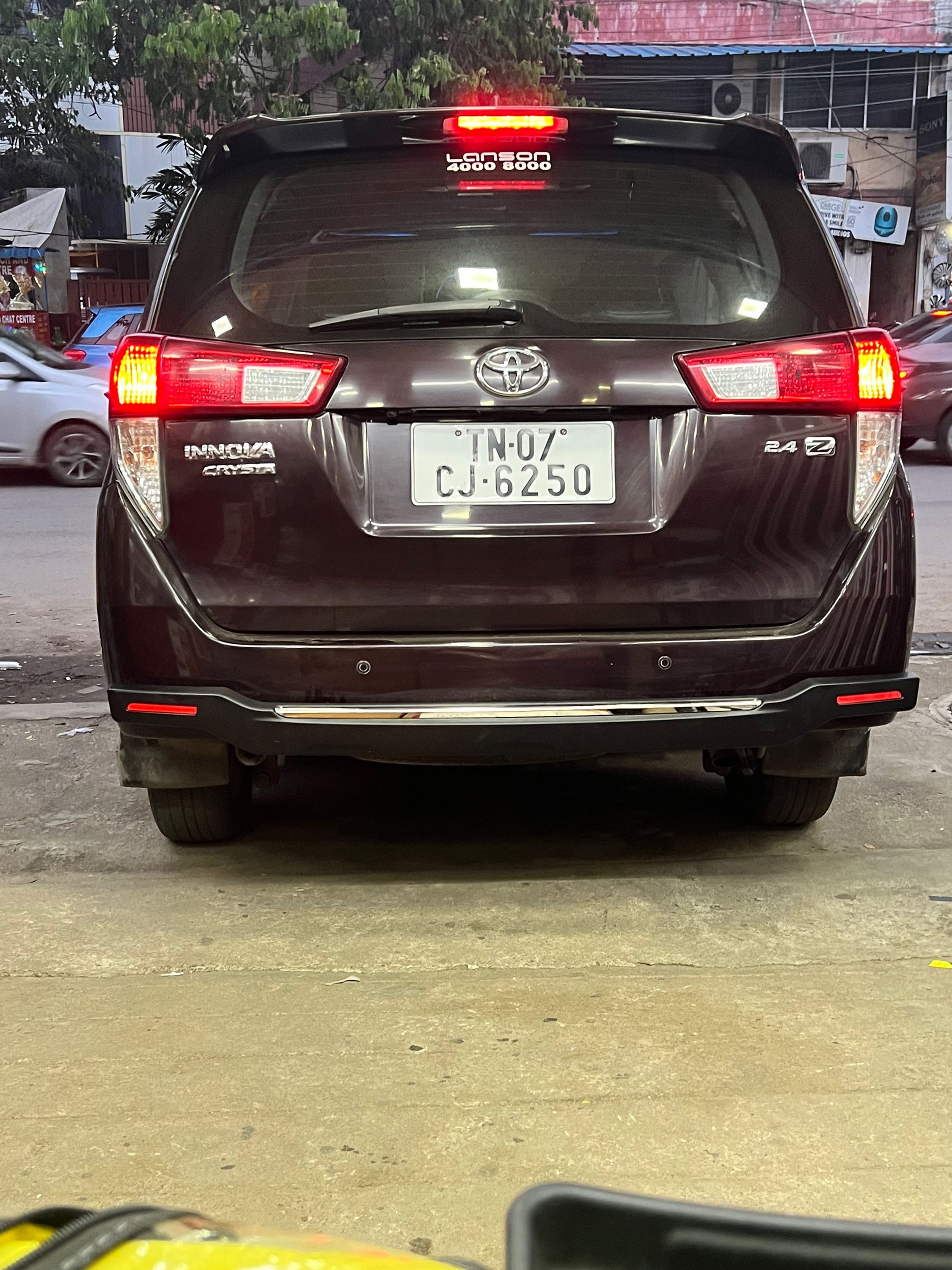 Innova crysta rear bumper guard OE type gear x 