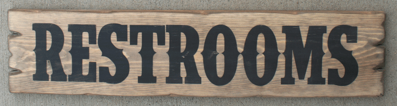 restrooms.gif western restroom sign