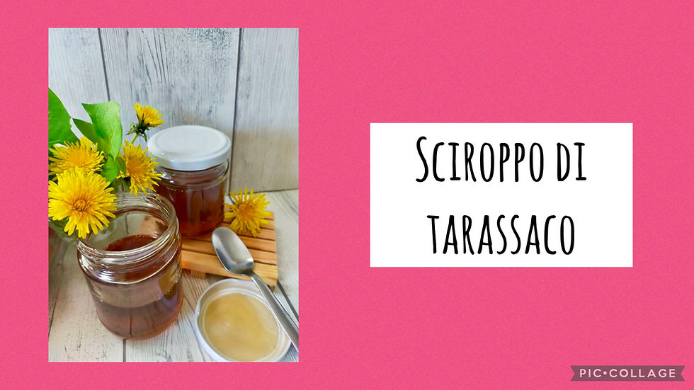 Sciroppo di tarassaco