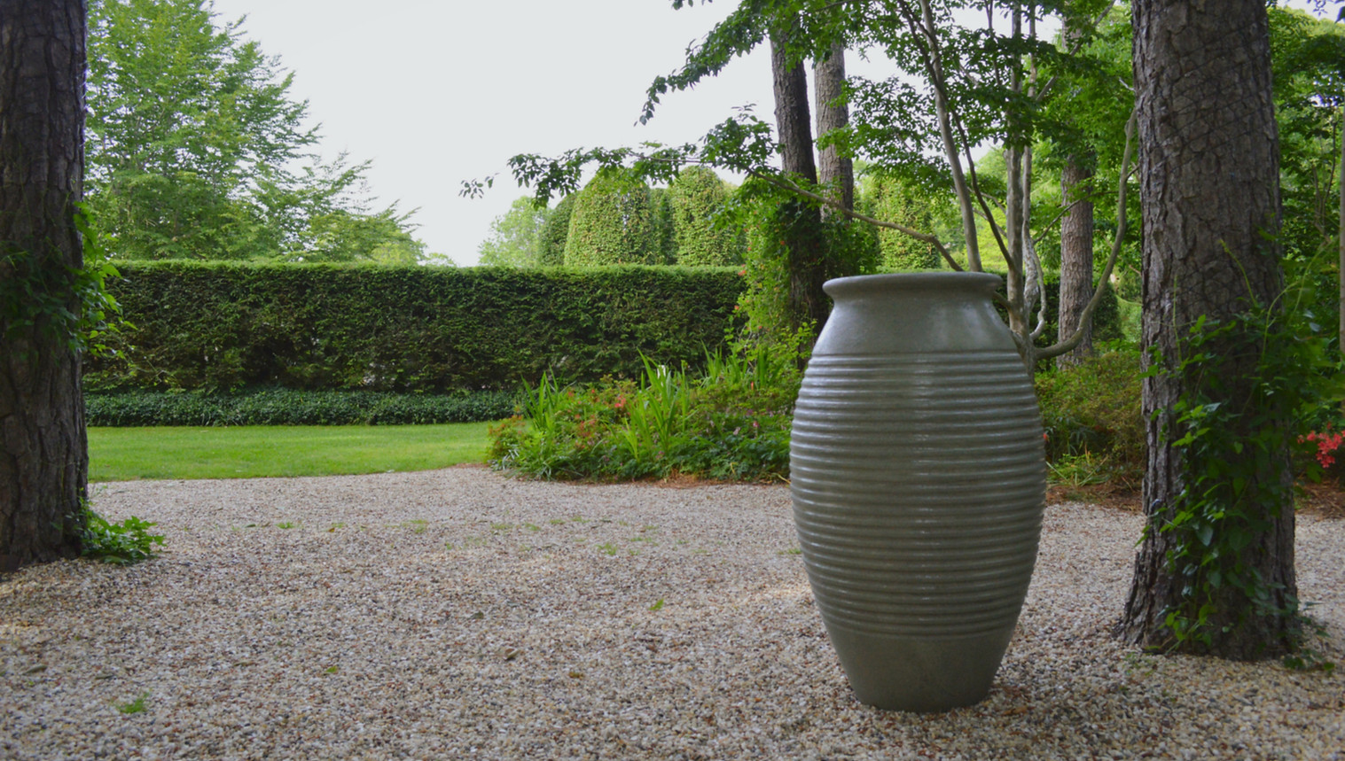 Concrete Pottery Lunaform