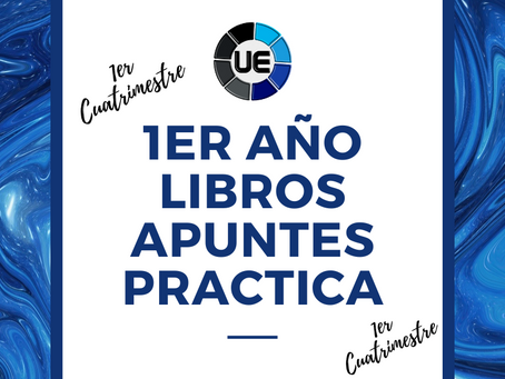 𝗣𝗥𝗜𝗠𝗘𝗥 𝗖𝗨𝗔𝗧𝗥𝗜𝗠𝗘𝗦𝗧𝗥𝗘 - 𝗟𝗜𝗕𝗥𝗢𝗦, 𝗔𝗣𝗨𝗡𝗧𝗘𝗦, 𝗣𝗥𝗔𝗖𝗧𝗜𝗖𝗔 1𝗘𝗥 𝗔Ñ𝗢📚