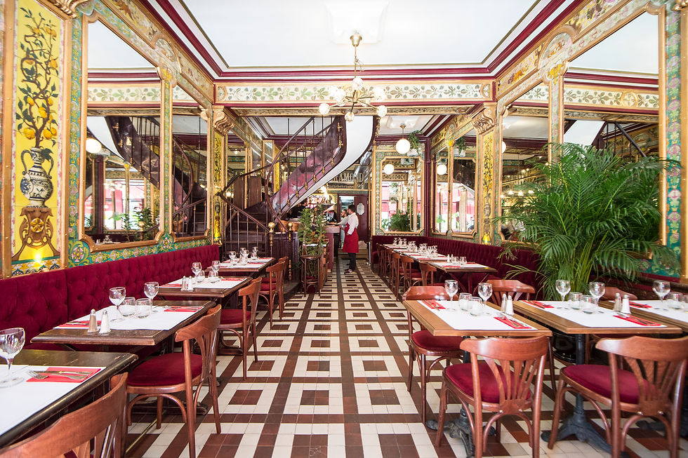 English Menu Le Petit Bouillon Pharamond France
