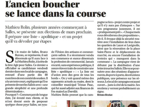 Sud Ouest - Déclaration de Candidature