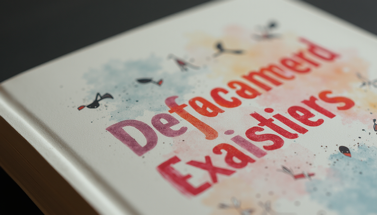 Close-up view of a printed book cover showing vibrant colors and sharp details
