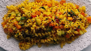 Fusiles con vegetales