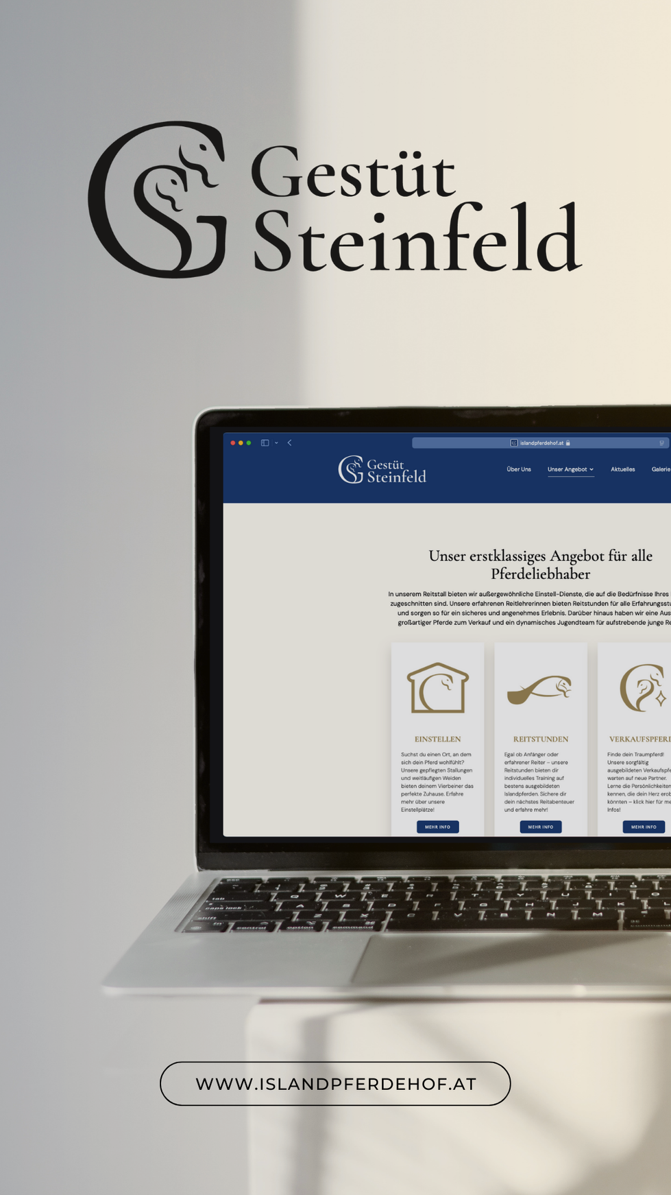 Gestüt Steinfeld Website Mockup