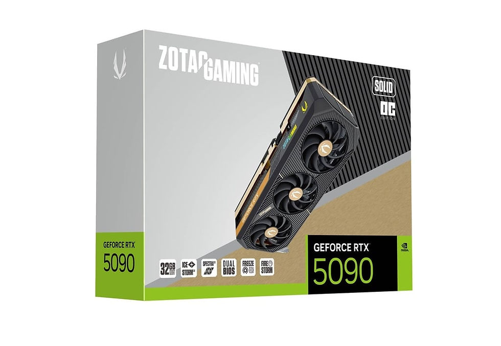 Miniatura: RTX 5090 Zotac Solid OC Edition 32GB GDDR7