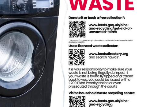 😮 Don't be a dumper. Get rid of your bulky waste the right way