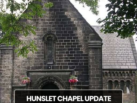 HUNSLET CEMETERY CHAPEL UPDATE