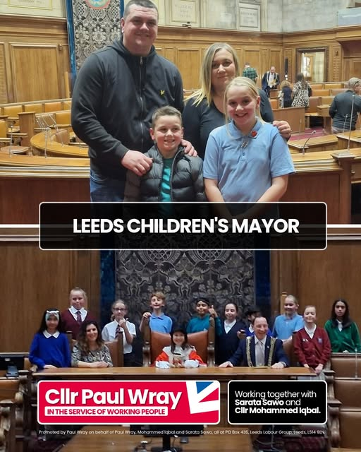  Congratulations go to Sienna from Harewood Church of England Primary School, who has been elected as Leeds Children's Mayor, and to everyone who took part.