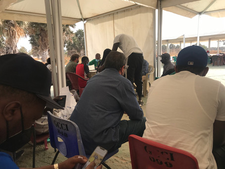 Testing for Covid in Gambia