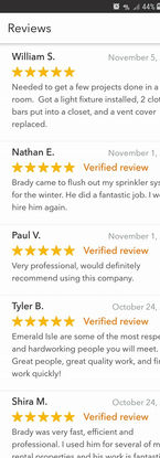 Happy Customer Feedback - Skilled South Texas Contractors