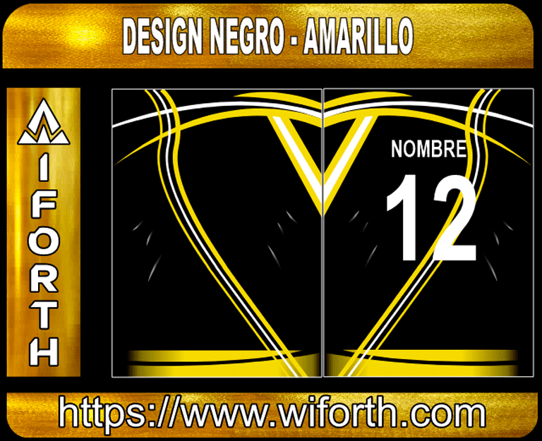 DESIGN NEGRO - AMARILLO