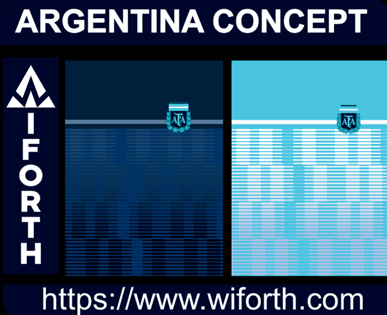 ARGENTINA CONCEPT DEGRADE LINES