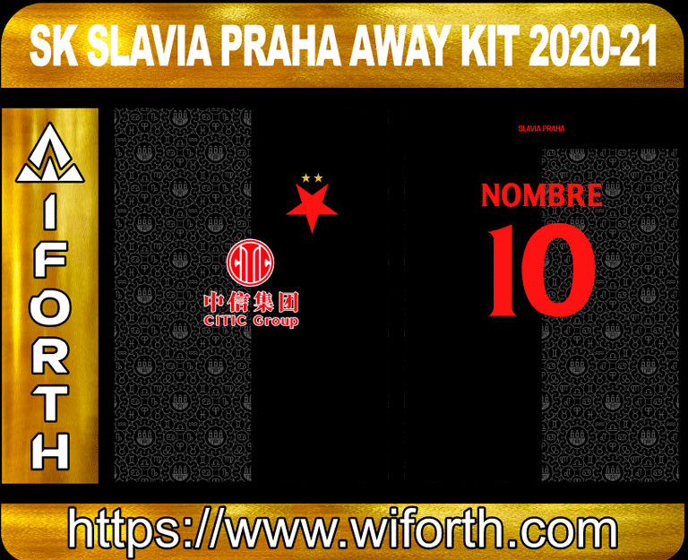 SK SLAVIA PRAHA AWAY KIT 2020-21.