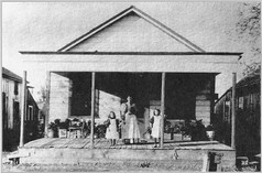 Witt House on Main Street Mrs. Witt with Hazel Elizabeth Graham