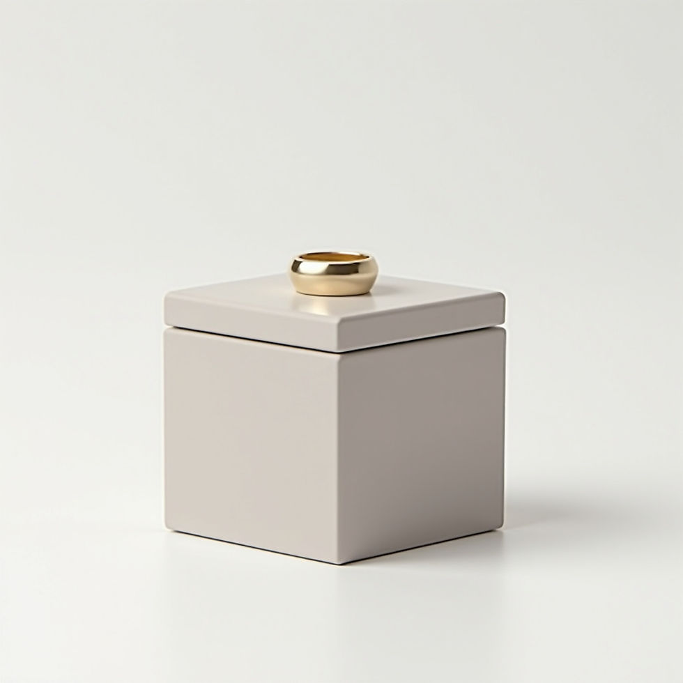 Modern Geometric Box