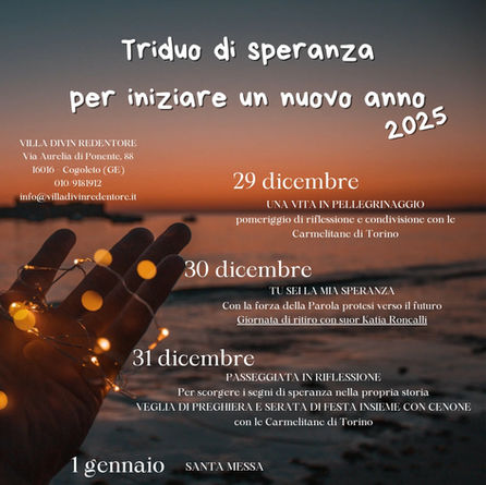 Triduo di speranza