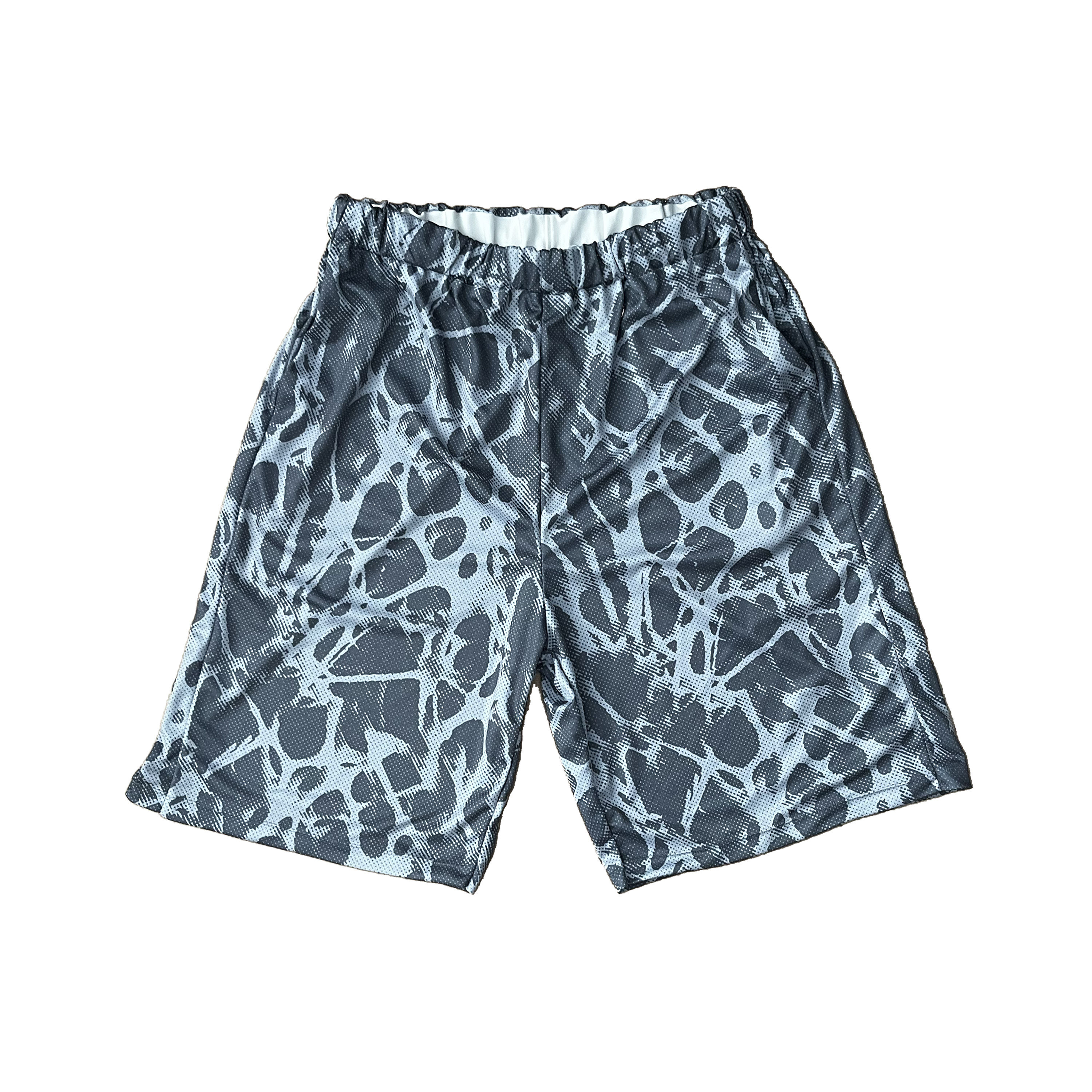 PRINTED MESH SHORTS